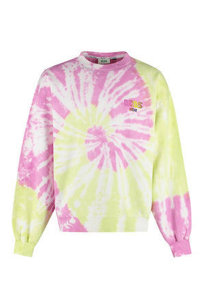 Cotton crew-neck sweatshirt-0