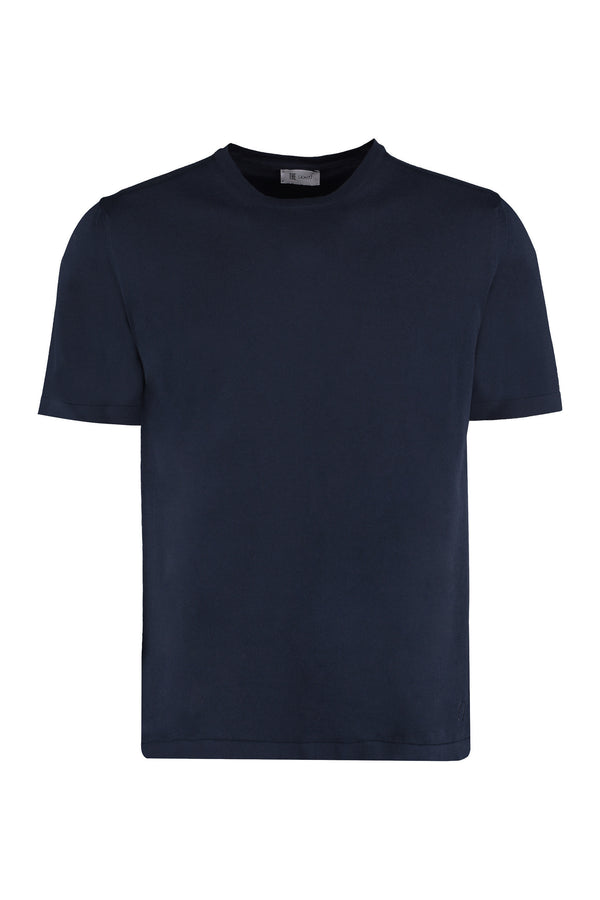 THE (Knit) - T-shirt in maglia di cotone-0