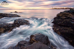 Long exposure photography of Marblehead Harbor
