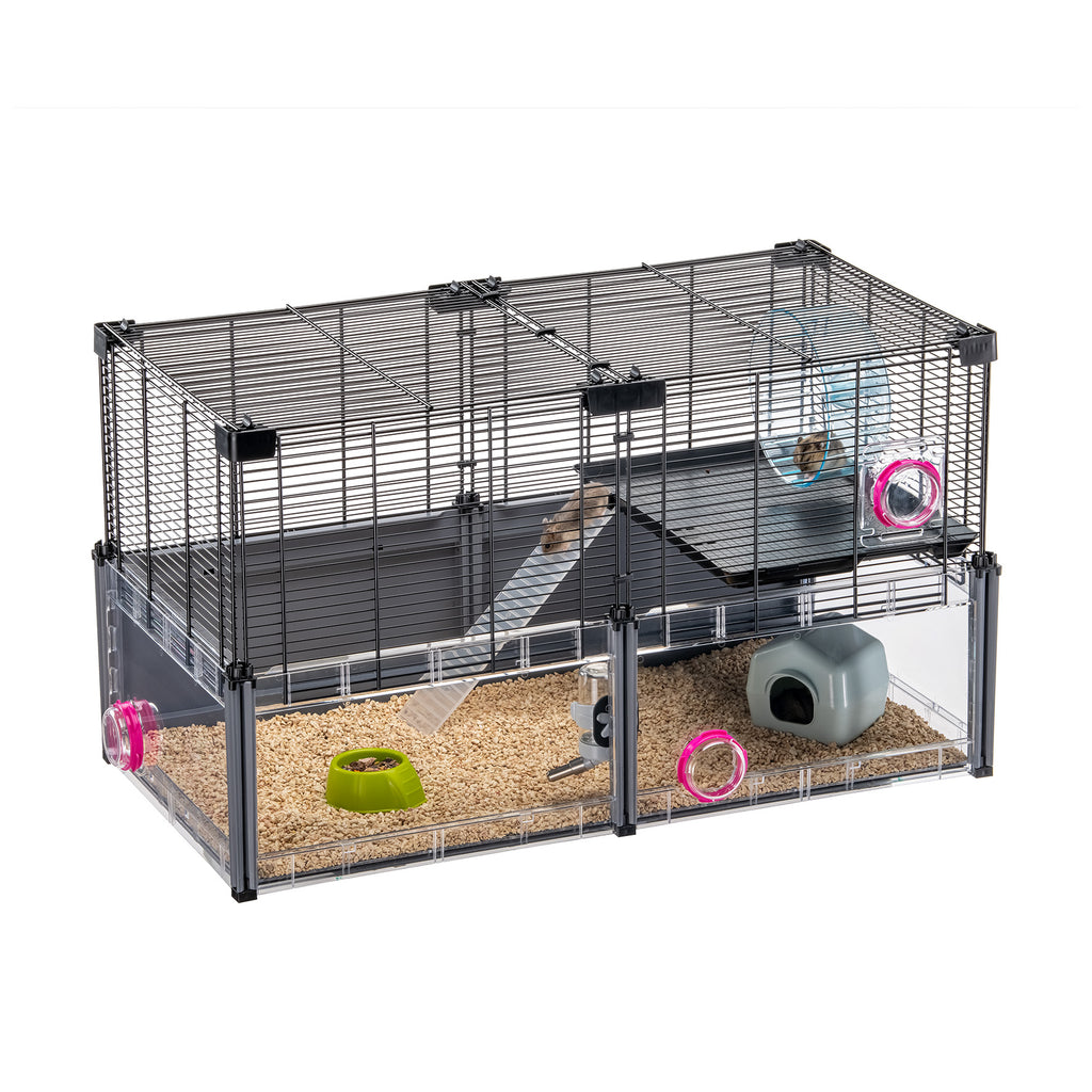vertrekken Ontvangst Verkleuren Ferplast Multipla Hamster Cage for Hamster and Mice with Complete Acce