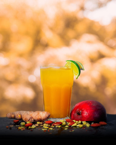 Drink Rezept: ein zubereiteter Cocktail "MangOhhh" mit Deko