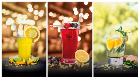 Idées de boissons alternatives pour le soda à secouer : 3 cocktails colorés