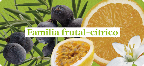 Esencias-nuestros-aromas-familia-frutal-cítrico-naranja-vaya-de-enebro-musk-jazmín-maracuya