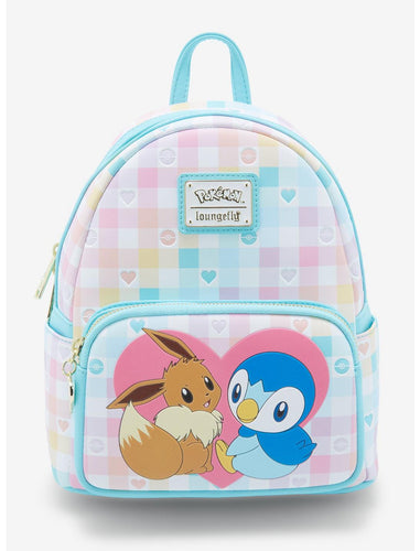 A Loungefly Pokemon Eevee Eeveelutions Evolutions Mini Backpack Bag NWT