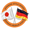 Japanese Style Design with German Precision Steel