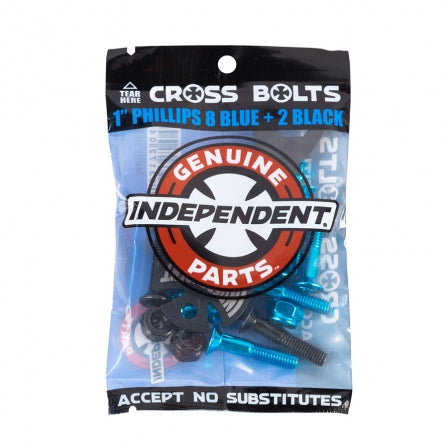 INDEPENDENT HARDWARE WITH TOOL BLUE/BLACK 10 BOLTS