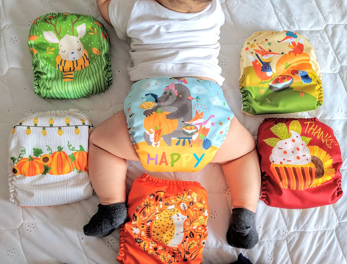 Wow, one-sized diapers can vary so much! The waist can get so tiny on Mama  Koala vs. Littles & Bloomz (in the middle). : r/clothdiaps