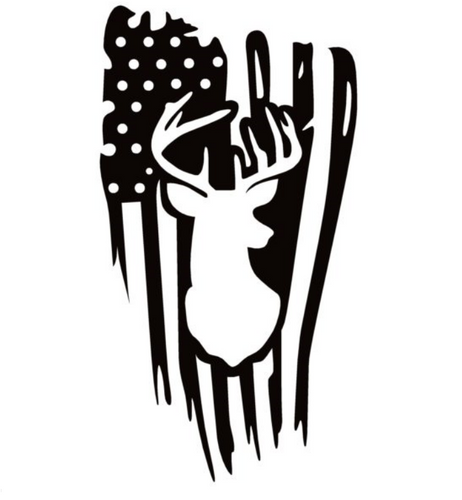 buck head decal