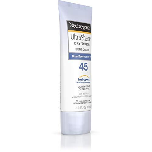 ultra sheer face sunscreen spf 45