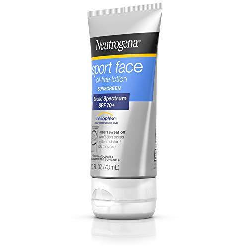 neutrogena sport face oil free lotion