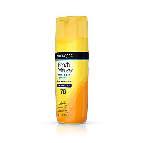 neutrogena beach defense water resistant sunscreen body lotion