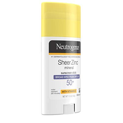 neutrogena sheer zinc mineral sunscreen spf 50