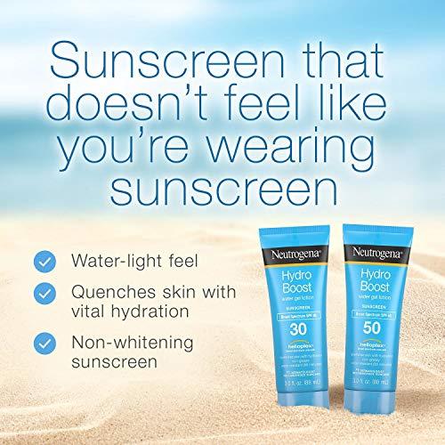 neutrogena hydro boost sunscreen gel