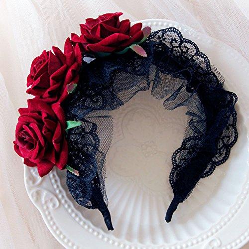 black lace hair accessories