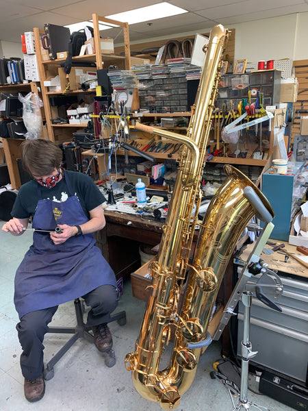 bass saxophone, instrument repair technician, 