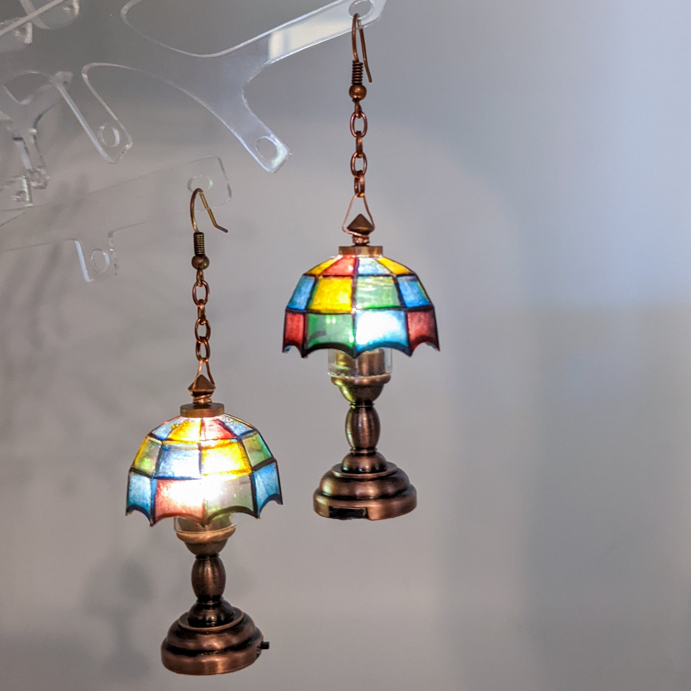 mini tiffany style lamp