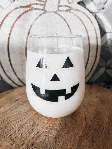 Halloween soy candle