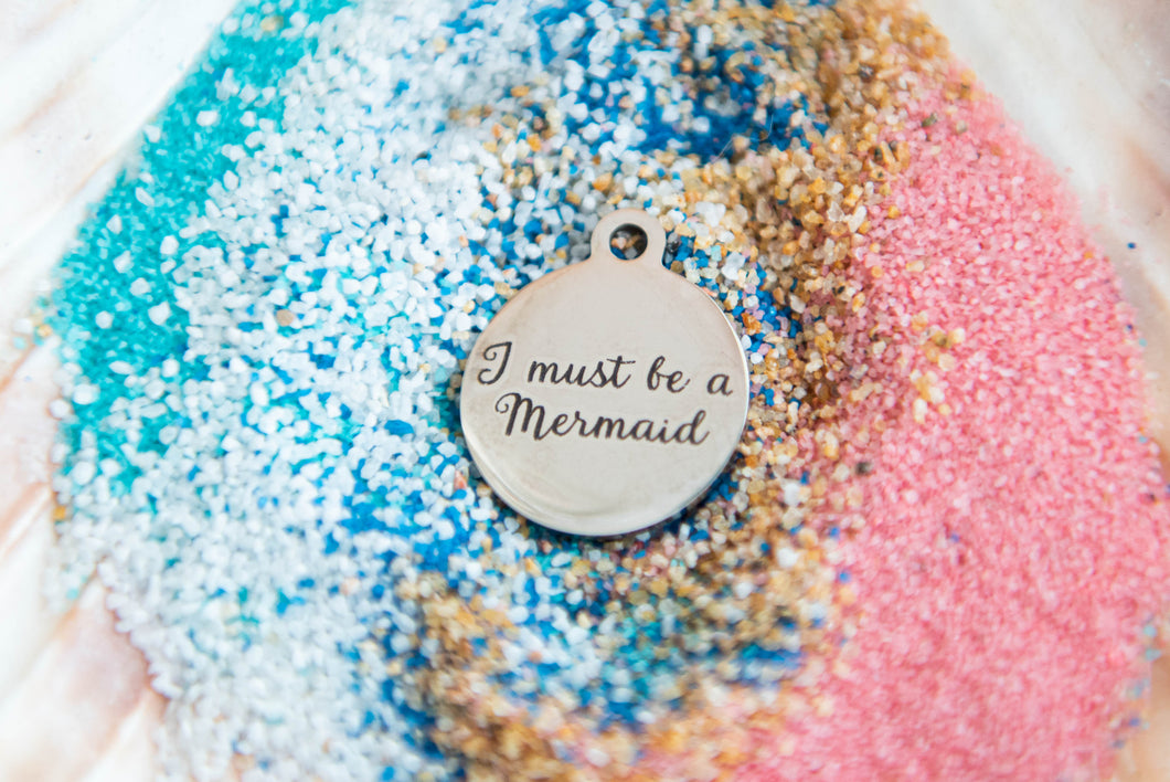 I Must Be a Mermaid--Colored Sand Necklace