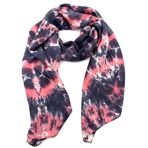 Scarf Spree Slate Gray Safari Large Silk Square Scarf - See Our Butterfly Scarf Tie!