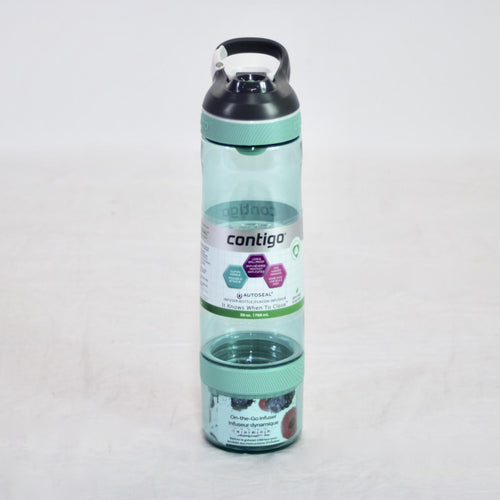 Contigo Purity Glass Water Bottle, 20 oz, Smoke with Silicone Tether @  .com