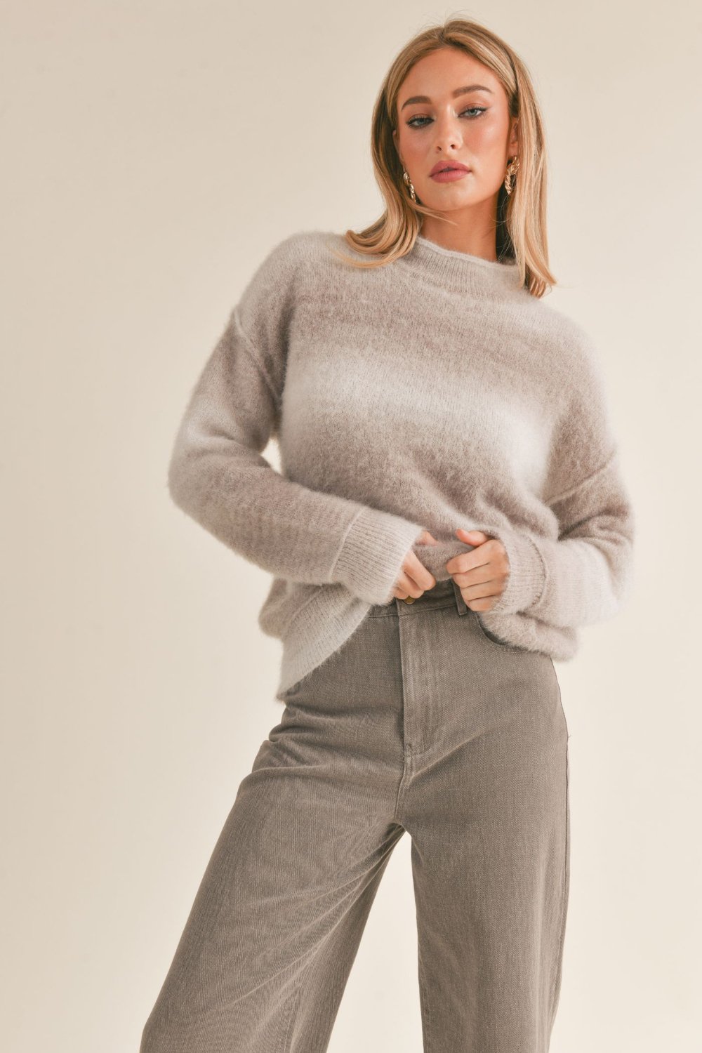 Women's Wednesday Layered Twofer Sweater Top