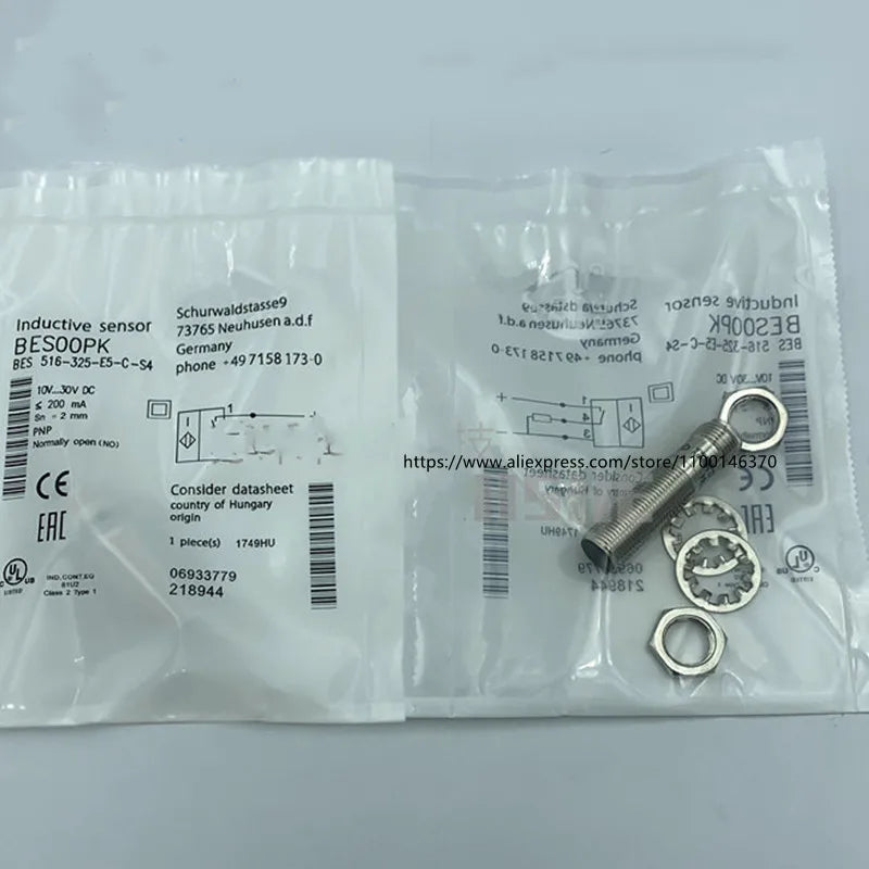 3Pcs New Balluff Proximity Switch BES00PK BES 516-325-E5-C-S4 plug-in PNP normally open electrical sensor sensor