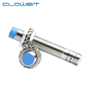 Cloweit IP65 M12 Inductance Proximity Sensor NPN PNP DC10-30V 4pin Connect Cylindrical Metal Approach Switches LJ12A3 Series - ecanizos