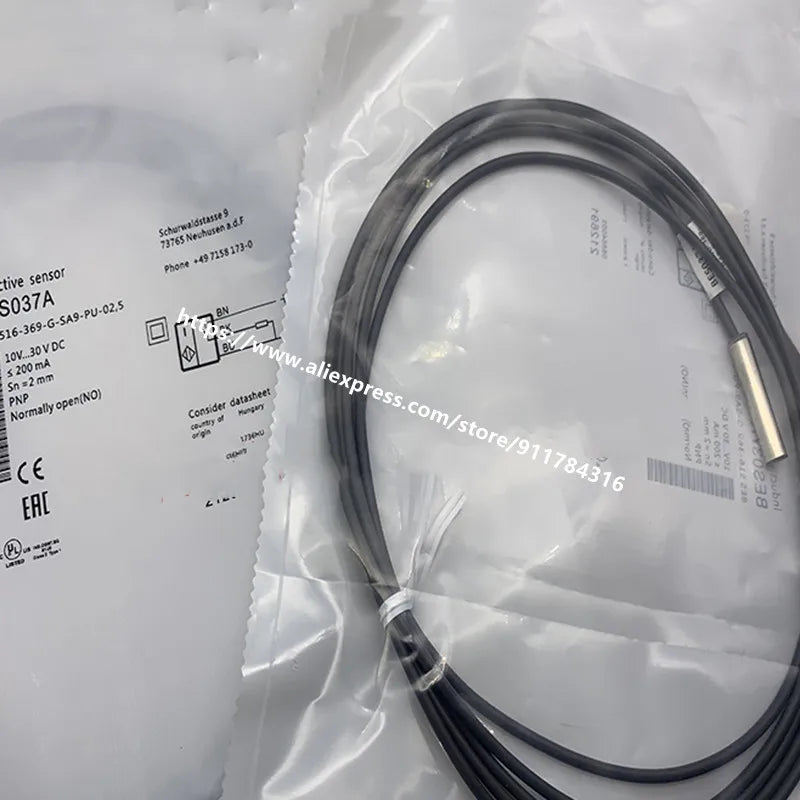 2Pcs New High Quality Balluff Balluff Proximity Switch BES 516-369-G-SA2-PU-08