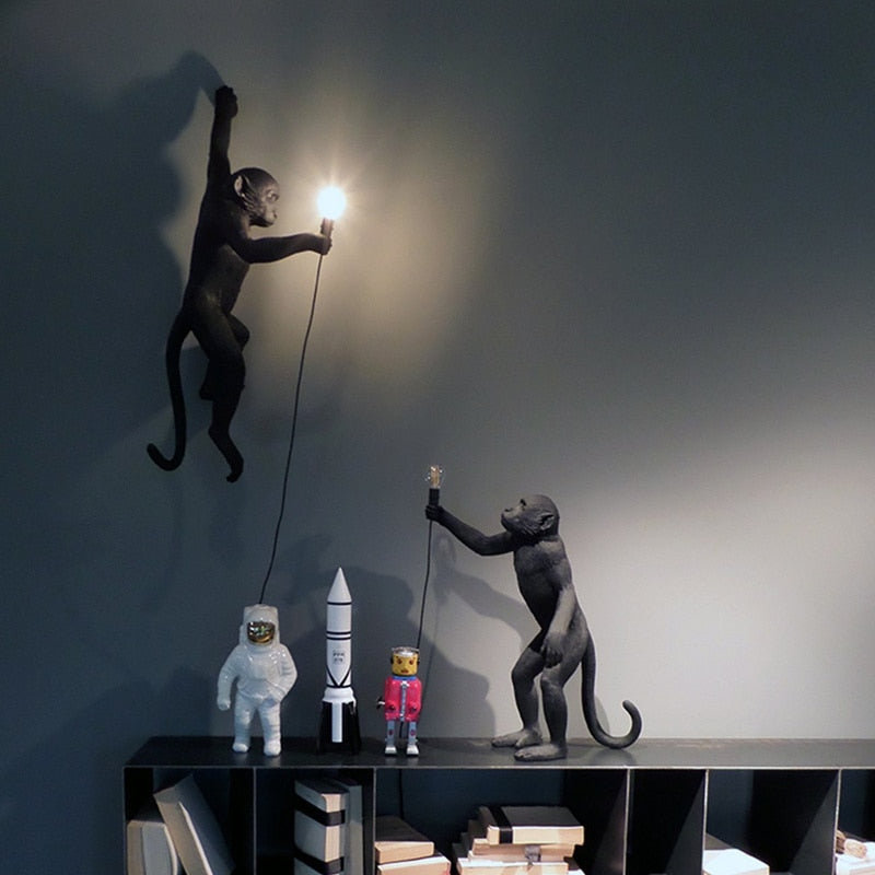 floor lamp monkey