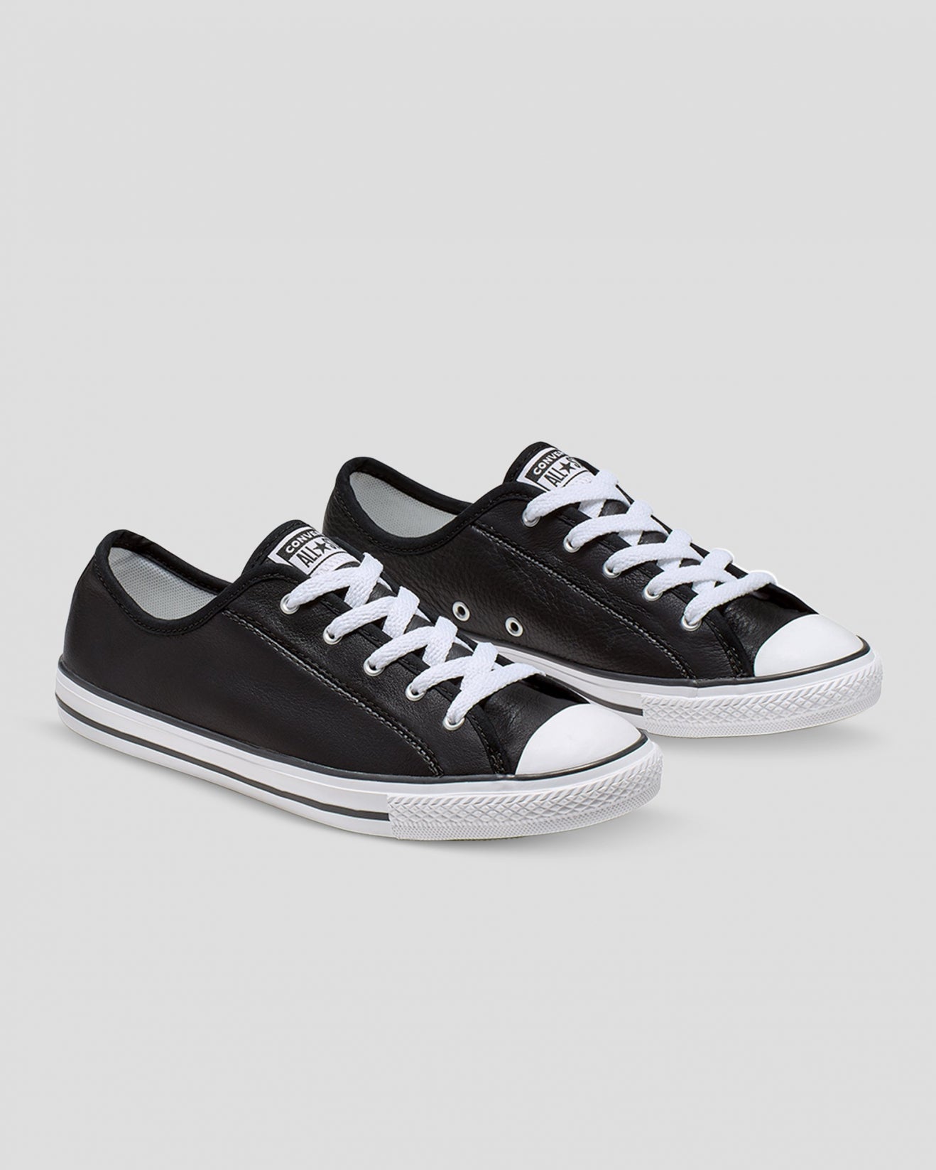 Converse Dainty Low cut Black Leather Shoe. – GR8 Gear