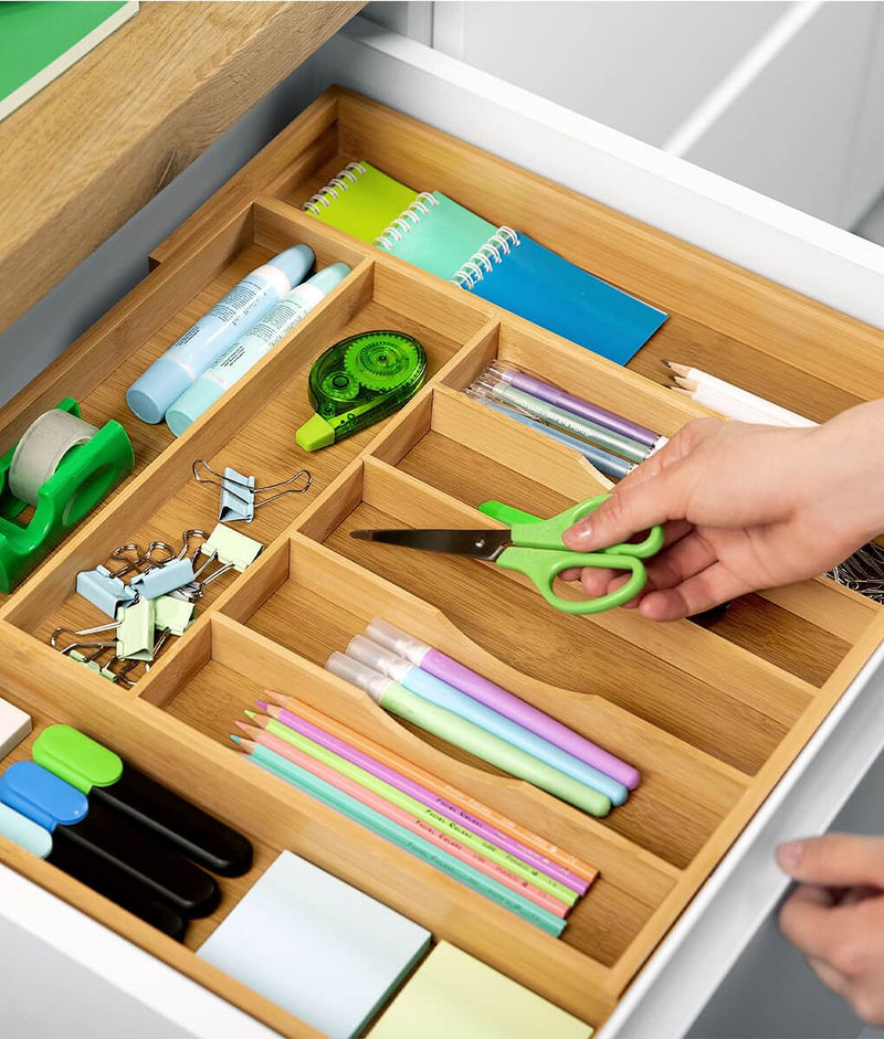 Silverware Drawer Organizer Royal Craft Wood   LifeStyle 800x 