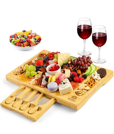 cheese board with knife set