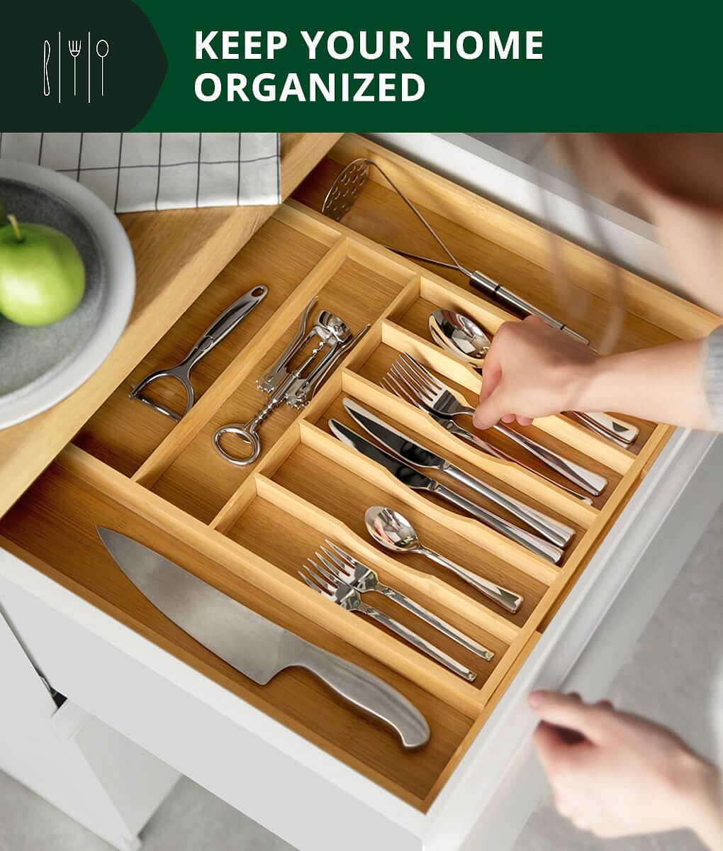 Silverware Drawer Organizer Royal Craft Wood®