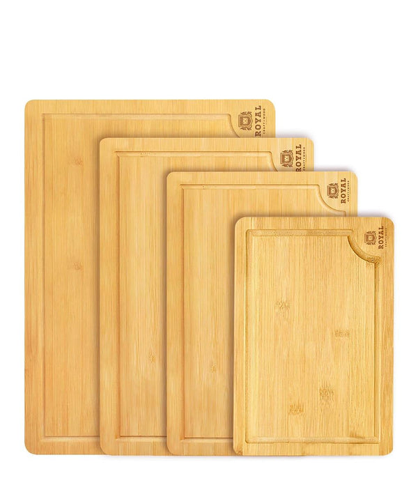 Large Wood Cutting Board for Kitchen, 1” Thick Bamboo Chopping