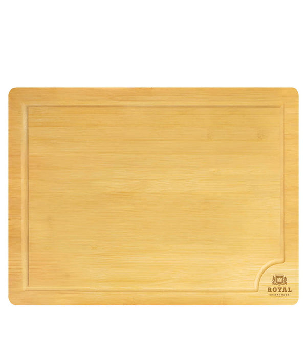 Royal Craft Wood Bamboo Cutting Board with State Artwork 