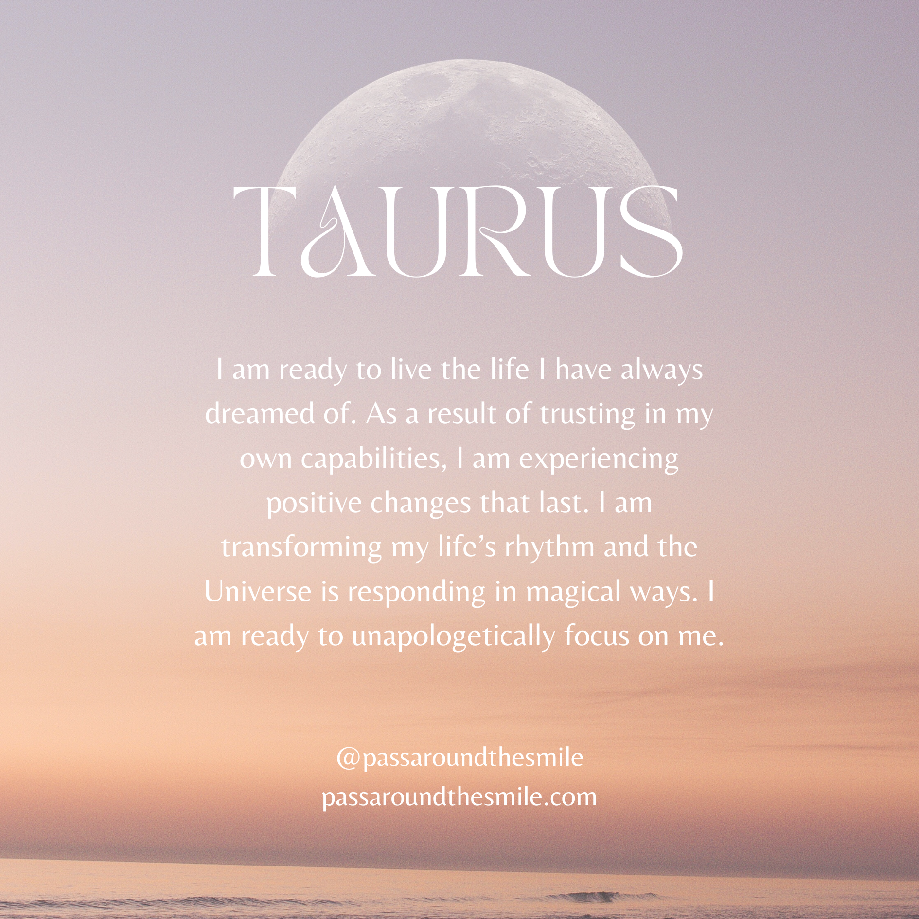 Taurus Zodiac Affirmation 2024