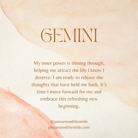 GEMINI HOROSCOPE POSITIVE MANTRA