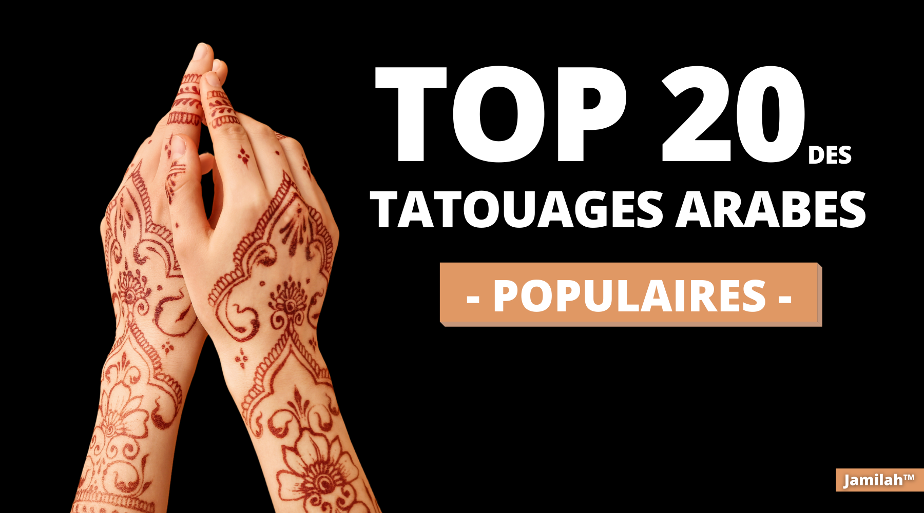 Top 20 De Tatouages Arabes Et Leurs Significations Jamilah™ Jamilah™ 0875