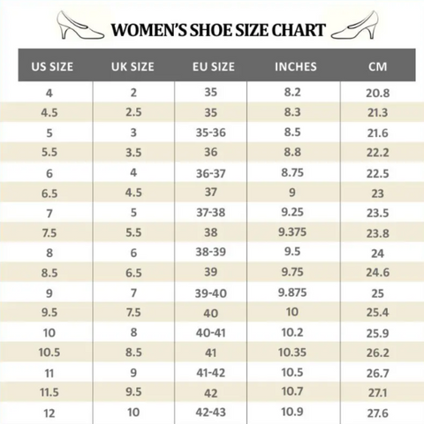 Size Charts – Jane's Island