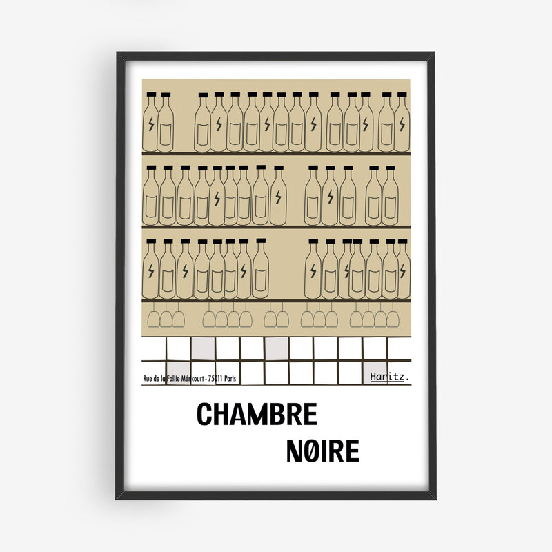 Affiche CHAMBRE NOIRE Paris