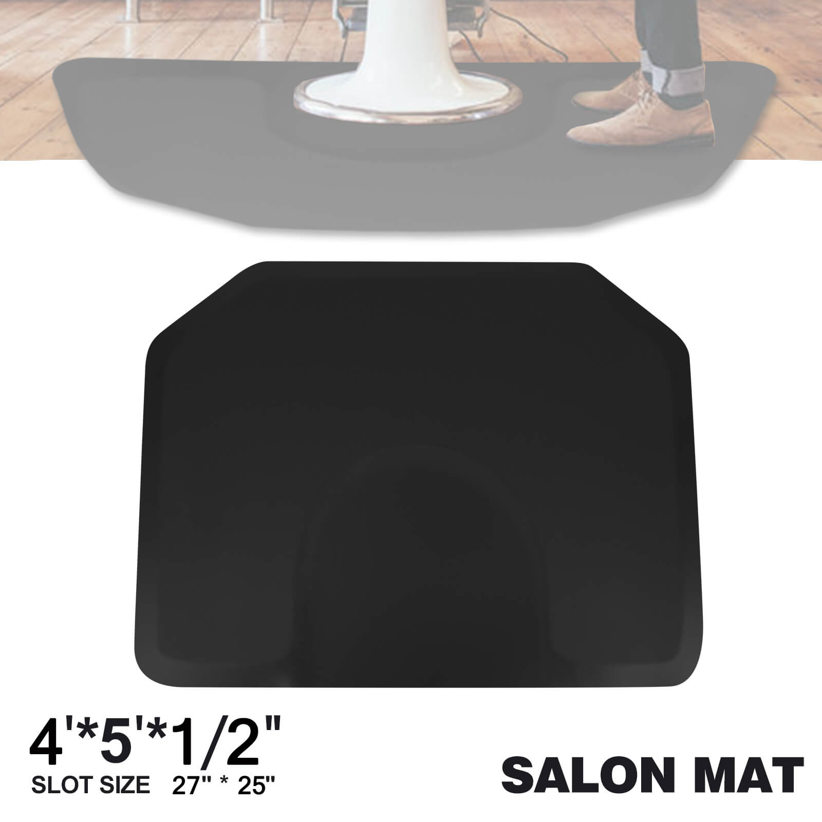 3x5 Bella Rectangle Anti-Fatigue Salon Mat