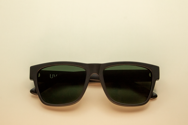 vintage green lens sunglasses