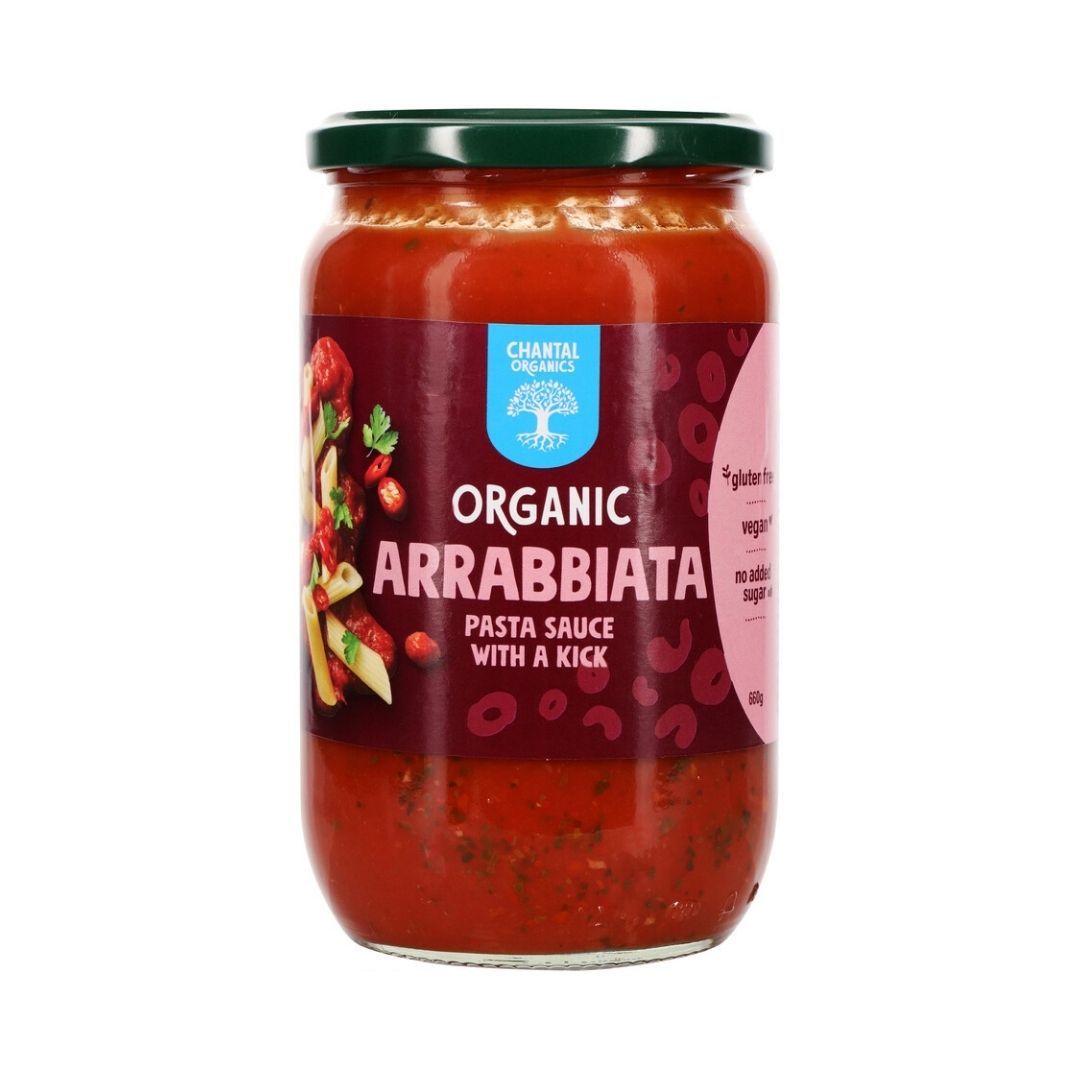 Chantal Organics Organic Arrabbiata Pasta Sauce - Gluten Free Shop