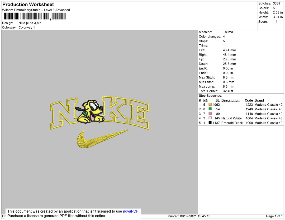 Nike Pluto Embroidery File 6 size – Embropedia