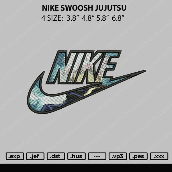 Nike Swoosh Jujutsu Embroidery File 4 size – Embropedia