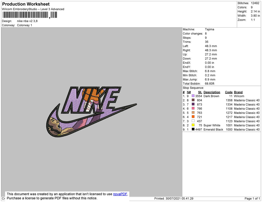 Nike NBA Embroidery File 4 size – Embropedia
