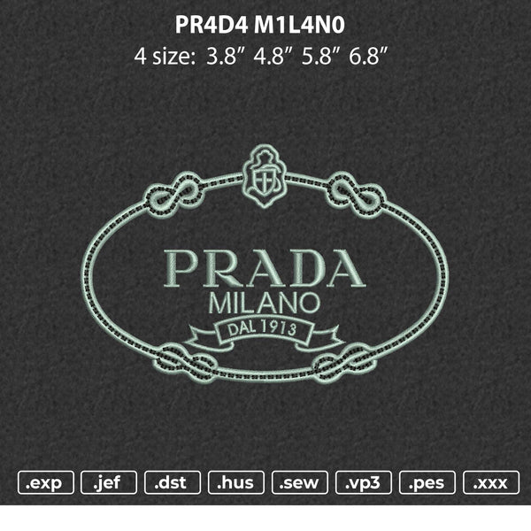 Prada Triangle Logo – Embropedia