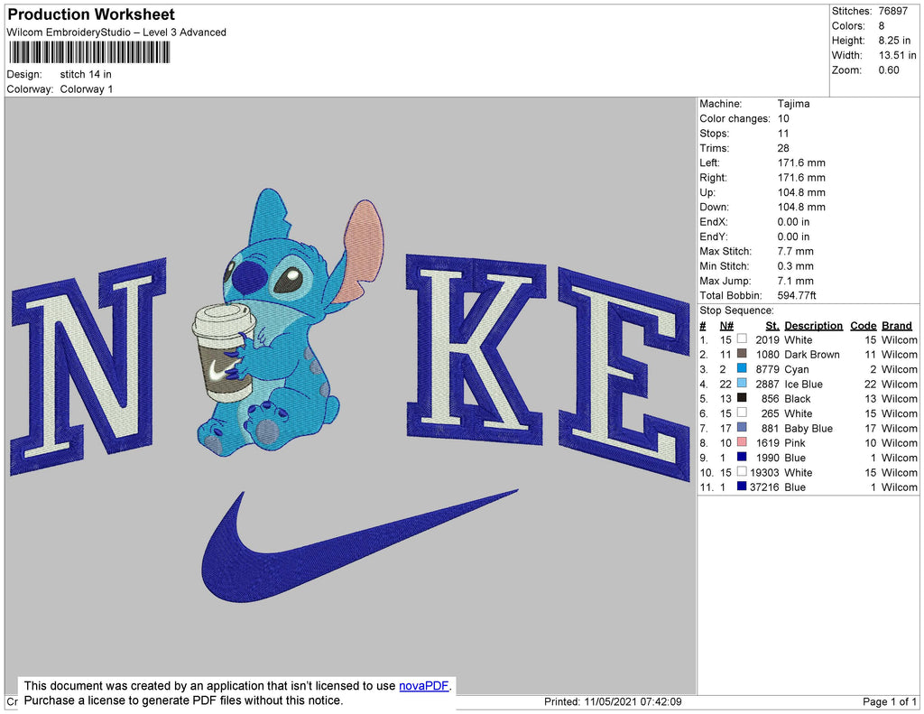 Nike Stitch Embroidery File 6 size – Embropedia
