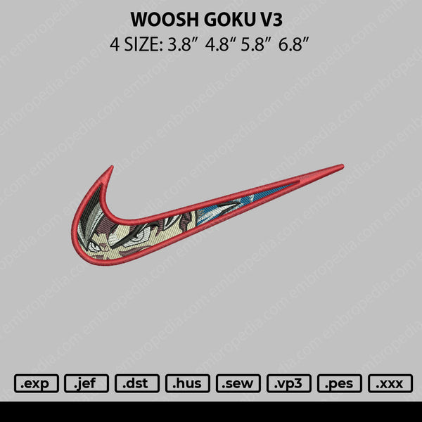 Nike Lv1 Pattern Swoosh Embroidery File 4 size – Embropedia