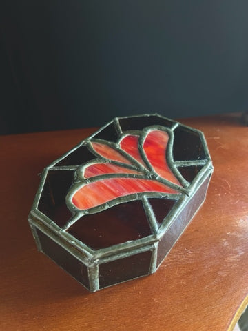 Stained Glass Treasure Box